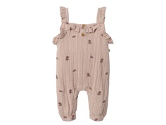 Lil Atelier shadow gray floral overall trousers